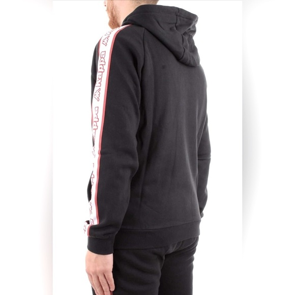 Kappa  Omini drawstring hoodie/long sleeve w/ logo tape/ central kangaroo pouch - Picture 5 of 6